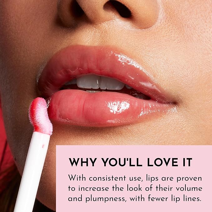 Lawless Women's Forget The Filler Lip Plumper Line Gloss - Queen Size, Cherry Vanilla, Red, 0.19 Fl Oz (Pack of 1)