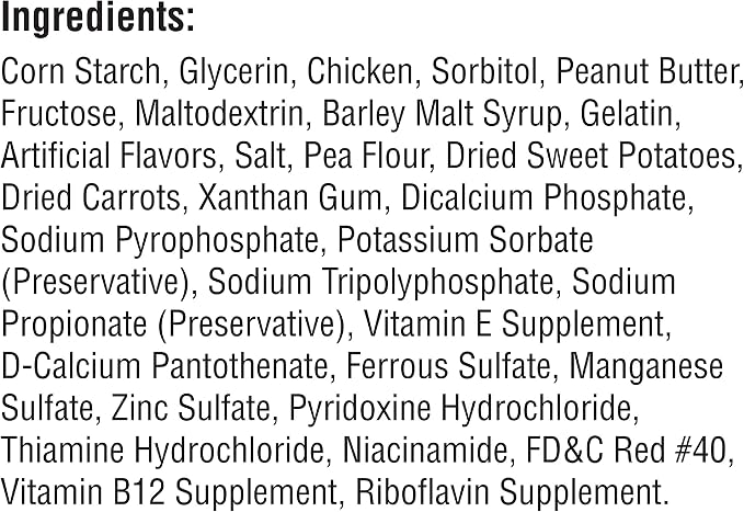 SmartBones Mini Bones Rawhide-Free Dog Treat, Real Peanut Butter, 24 Count | With With Real Chicken & Peanut Butter, Easy To Digest Chew With Vitamins & Minerals, Supports Dental Health, For Small Dogs