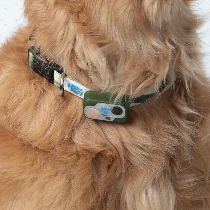 Genuine MS-5® Designer Series Automatic Pet Door Collar Tested & Certified by High Tech Pet for Dogs and Cats - Complies with Power Pet Door Performance Warranty, Waterproof (CAMO, Dog)