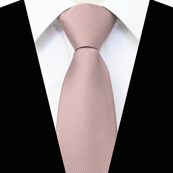 JEMYGINS 3.15“Solid Color Pre-tied Adjustable Necktie for Business and Wedding