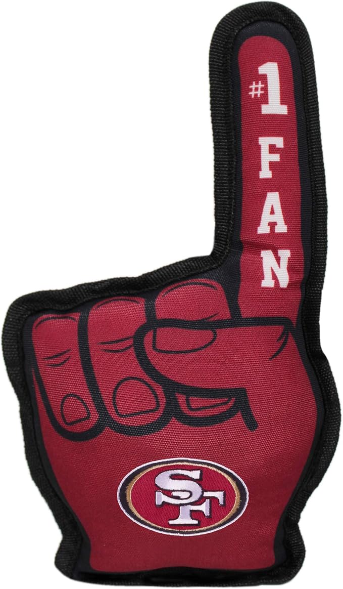Pets First NFL Unisex NFL #1 Fan Dog Toy