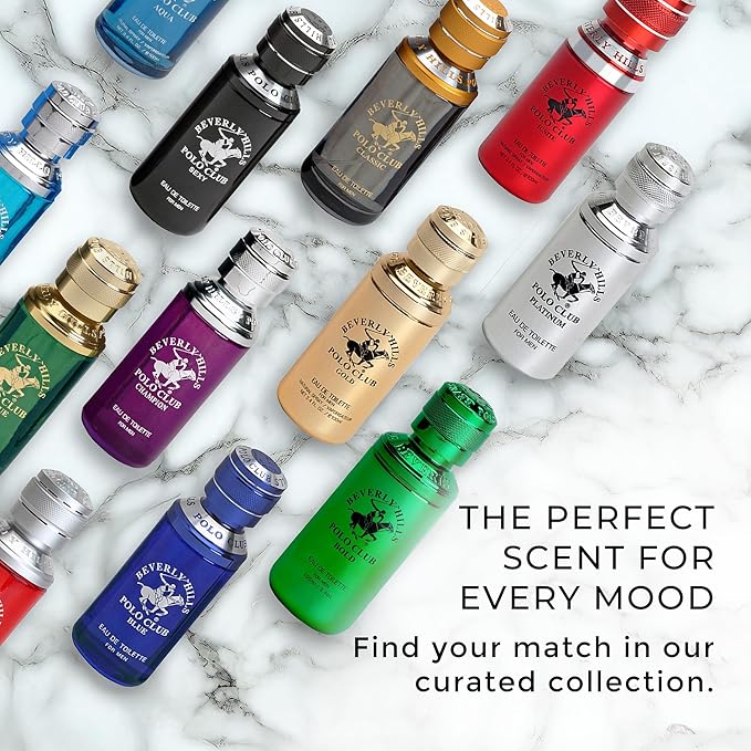 Beverly Hills Polo Club ACTIVE - Cologne for Men with Notes of Citrus - Fresh & Sporty Fragrance Scent - Eau De Toilette Spray 3.40fl.oz / 100ml