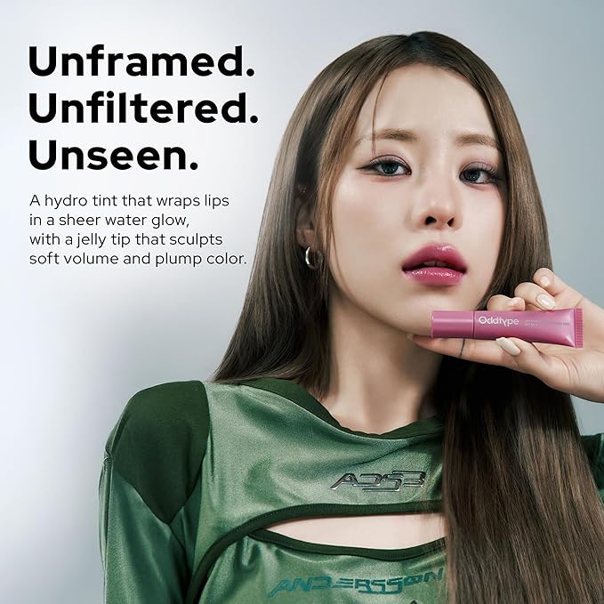 Unframed Hydro Blow Tint – 295 Sure | Hydrating Gloss Lip Tint | 0.3 fl oz / 9 g | Korean Beauty