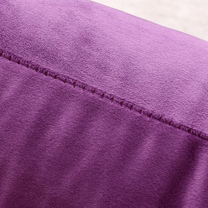 NiNi ALL Decorative Throw Pillow Covers Pack of 2, Velvet Throw Pillow Cases for Couch Pillows Cover Bedroom Living Room Outdoor, Pillow Covers 18x18 Inch Purple