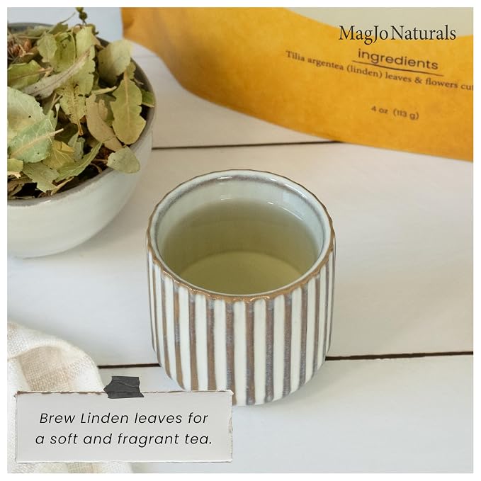 MagJo Naturals Linden Loose Leaf Tea Wild Harvest