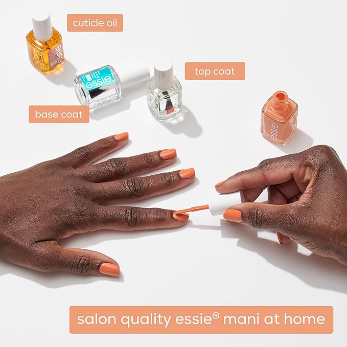 essie Nail Polish, Salon-Quality Brown Nail Polish, Boho Rodeo, Vegan, Fringes & Saddles, 0.46 fl oz