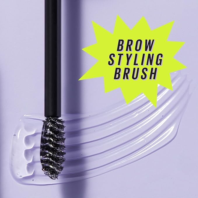 Maybelline Super Lock Brow Glue Eyebrow Gel, Lightweight and Waterproof Tinted Brow Gel For Up To 24HR Hold, Black, 1 Count