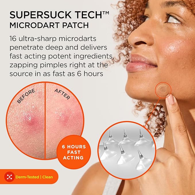 ZitSticka Killa Microdart Pimple Patches for Face - Most Potent Pimple Patch with Fast-Acting Microdarts - For Deep, Early-Stage Zits with Salicylic Acid - Mini 8 Count