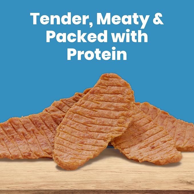 Blue Buffalo Nudges Jerky Cuts Chicken Dog Treats, 10 oz | Real Chicken First, Made in the USA, No Artificial Preservatives, Corn, Wheat, or Soy