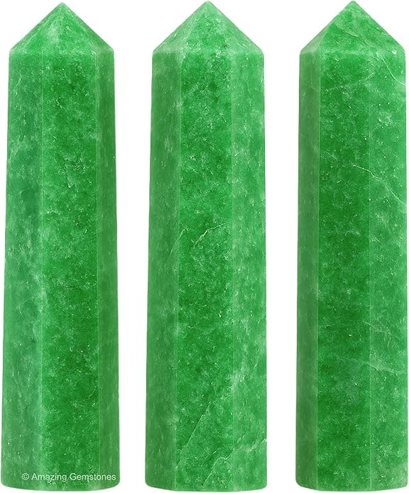Amazing Gemstone Crystal Points Bulk Healing Crystals & Stones - Premium Single Terminated Healing Wand Point Bulk Crystals for Crafts, Crystal Grid, DIY Work