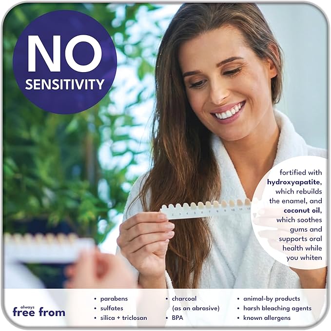 nanoWHITE 3-in-1 Professional Teeth Whitening Pen | Enamel Repairing Tooth Whitener with Nano-Hydroxyapatite & Dual Peroxide Gel | Instant Results & Zero Sensitivity | 30+ Uses