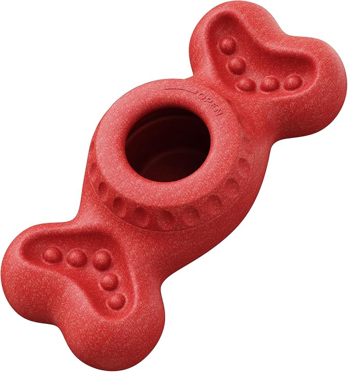 Niumowa Dog Toy, Food-Grade Freezable Chew for Anxiety Relief, Red