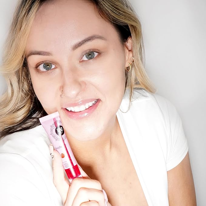 Rosee Lip Gloss Vegan & Cruelty Free Treatment, Professional Make up, Long Lasting Glossy with Shea Butter, Moisturize, Protect & Smooth, High Shine, Non-Sticky (h. Bubble Gum, 0.5)