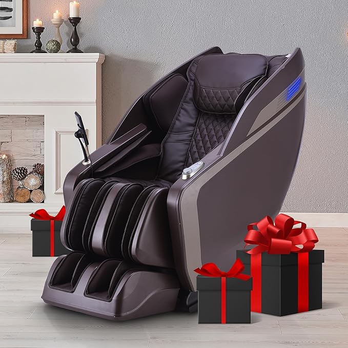 Osaki Ai Monarch LE | Full Body | Sonic Massage | 3D + Massage Mechanism | Body Scan | Hand Reflexology (Brown)