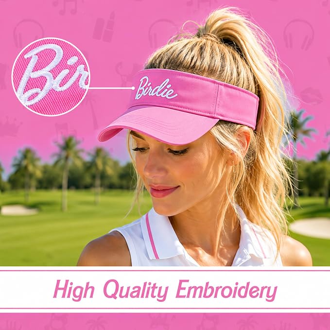 Shanker Golf - Birdie Women's Golf Visor | 100% Cotton Golf Visor for Ladies - Women's Golf Hat
