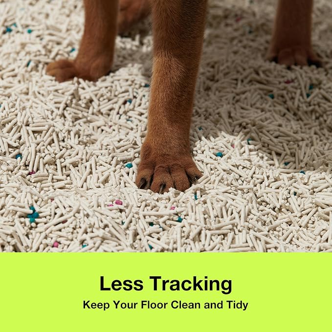 VETRESKA Tofu Cat Litter, Odor Control, Cactus 5.5lb×4bags | Natural Kitty Litter Strong Clumping Flushable Cat Litter Pellet Ultra Absorbent,Dust-Free,Low Tracking Deodorant Tofu Litter