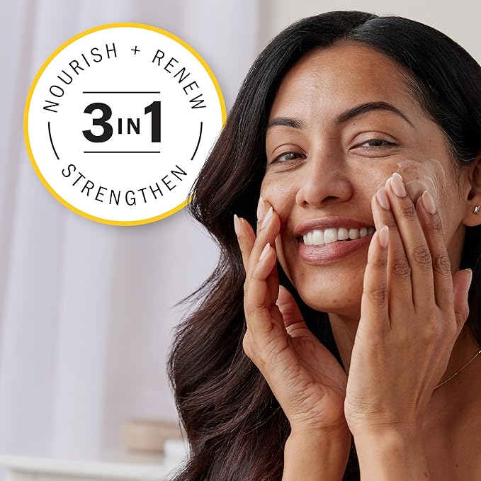 Olay Face Moisturizer,Complete+ Rich Moisturizing Cream-Fragrance-Free,Gentle for Dry&Sensitive Skin,3-in-1 Hydrating to Strengthen,Nourish,Renew-Niacinamide,Vitamin E,&Ceramides,8.5 oz,(Pack of 2)