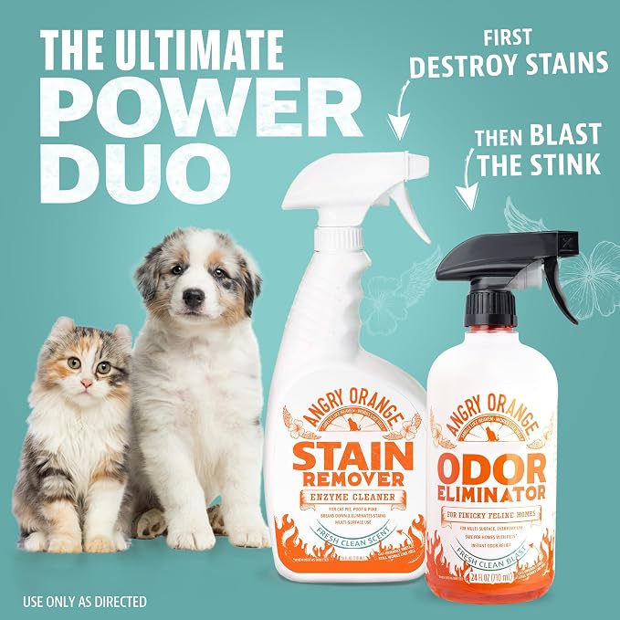 Fresh Scent Pet Odor Eliminator Spray by Angry Orange