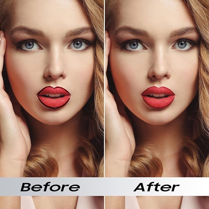 Lip Stain Peel Off - Waterproof Lip Liner, Long Lasting Transfer Proof & Smudge-Proof Lip Liner Stain Moisturizing Easy to Use Natural Lip Color (Rose)