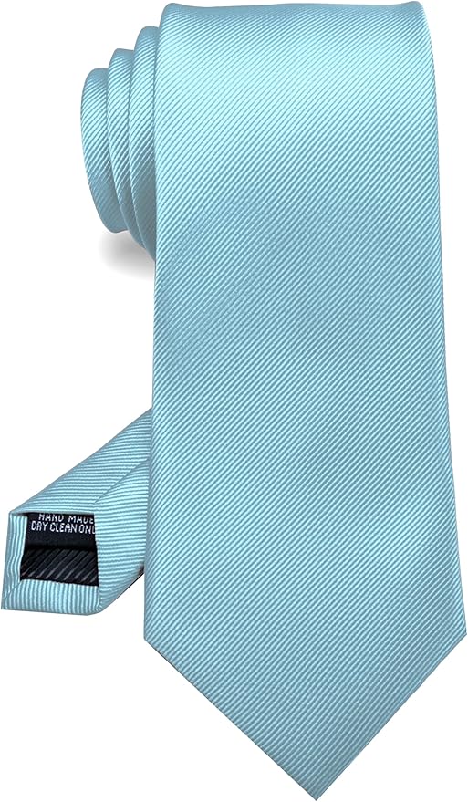 RBOCOTT Solid Color Tie Formal Necktie for Men