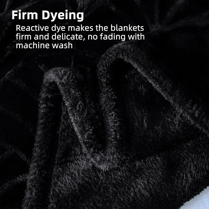 Whale Flotilla Soft Flannel Fleece King Size Bed Blanket, Black | Cozy Lightweight Breathable Coverlet, Plush Fluffy Bedspread, Vintage Pattern Decorative Blanket for Bed All Season, 90"x104"