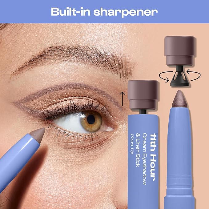 ALLEYOOP 11th Hour Cream Eye Shadow Sticks - Bronze Medal (Shimmer) - Award-winning Eyeshadow Stick - Smudge-Proof and Crease Proof for Over 11 Hours - Easy-To-Apply and Compact for Travel, 0.05 Oz