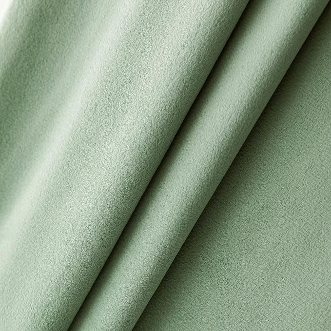 NiNi ALL SageGreen Velvet Throw Pillow Covers 22x22 Pack of 2 Decorative | Couch Soft Solid Boho Cushion Squar Pillow Cases for Chair Sofa Bedroom Farmhouse Living room Modern Luxury Home Christmas