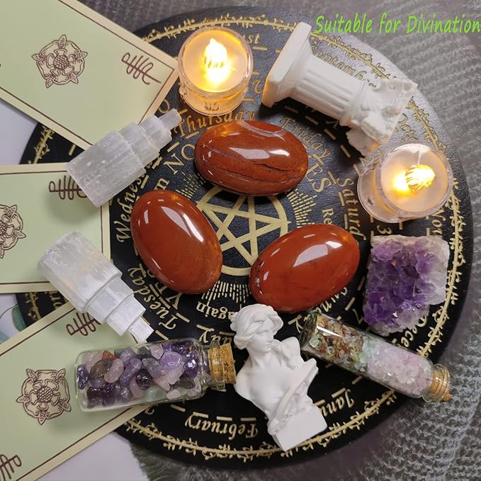 ZHIYUXI 2.4" Red Jasper Crystals Stone Gemstones and Crystals Decor Energy Balancing Healing Crystals Protection Crystals Therapy Polished Stones Palm Stone Room Decor Mediation Gifts 1PC