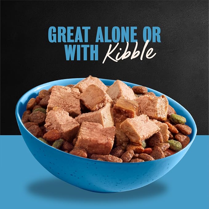Cesar Classic Loaf in Sauce Wet Dog Food, Lamb Recipe, 3.5 oz, 24 Count | Made in USA, Real lamb #1 ingredient, no fillers, no added sugar, no artificial flavors, slow-cooked, easy peel trays