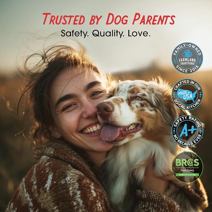 Dogs Love Chicken Jerky Dog Treats 3 Ingredients Grain Free 6 oz | Made in the USA, soft and chewy, healthy dog snacks, training treats for small medium and large breed dogs and puppies