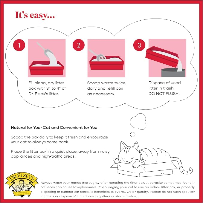 Dr. Elsey's Cat Attract Clumping Clay Cat Litter 40 lb. Bag