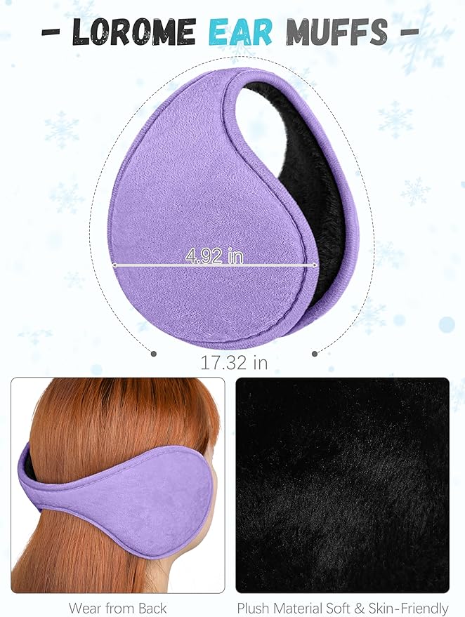 Winter Hat Scarf Gloves and Ear Warmer, Warm Knit Beanie Hat Touch Screen Gloves Set Winter Gifts Neck Scarves for Women