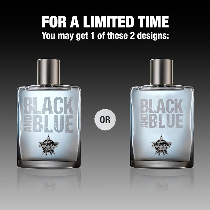 Tru Western PBR Black and Blue Men’s Cologne Spray for Men, Citrus, Sage, Lavender, Sandalwood & Patchouli Notes, 3.4 fl oz (100 ml)