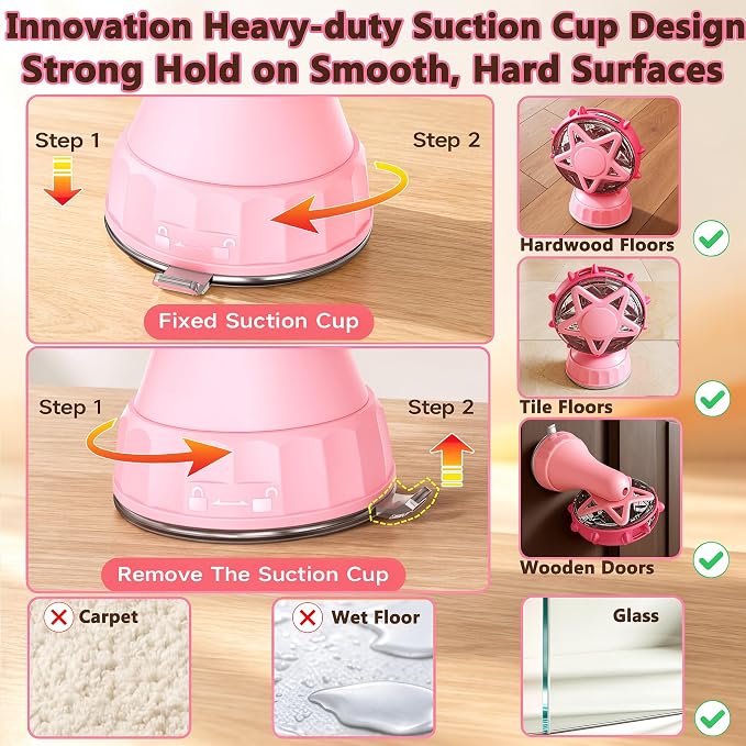 Cat Toys for Indoor Cats，Interactive Cat Toy Kitten Toys Enrichment with Adjustable Cat Food Dispenser, Slow Feeder Puzzle Removable Teaser Wand Toy for Bored Indoor Adult Cats (Rosy Pink)
