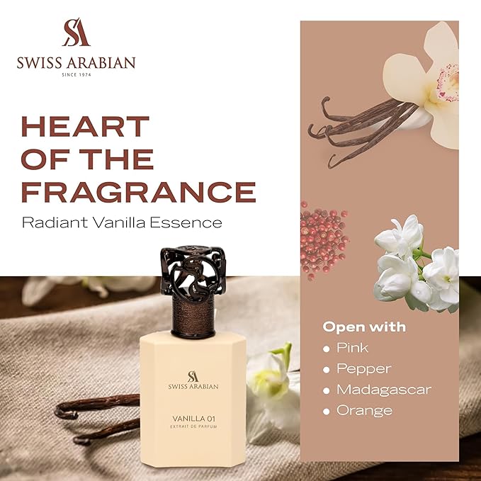 Swiss Arabian Vanilla 01 Extrait De Parfum 50 ml