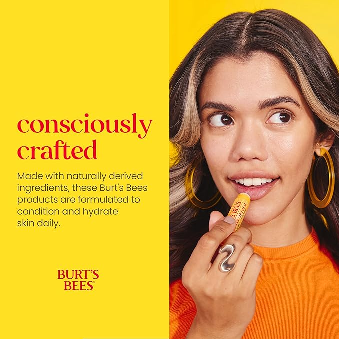 Burt's Bees Essential Everyday Beauty Valentines Day Gifts Set, 5 Travel Size Products - Deep Cleansing Cream, Hand Salve, Body Lotion, Foot Cream and Lip Balm