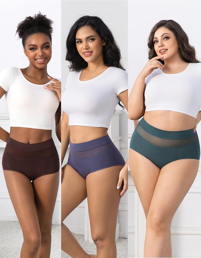 Goat Union Overnight Period Underwear for Women Heavy Flow, Leakproof Menstrual Panties Full Coverage