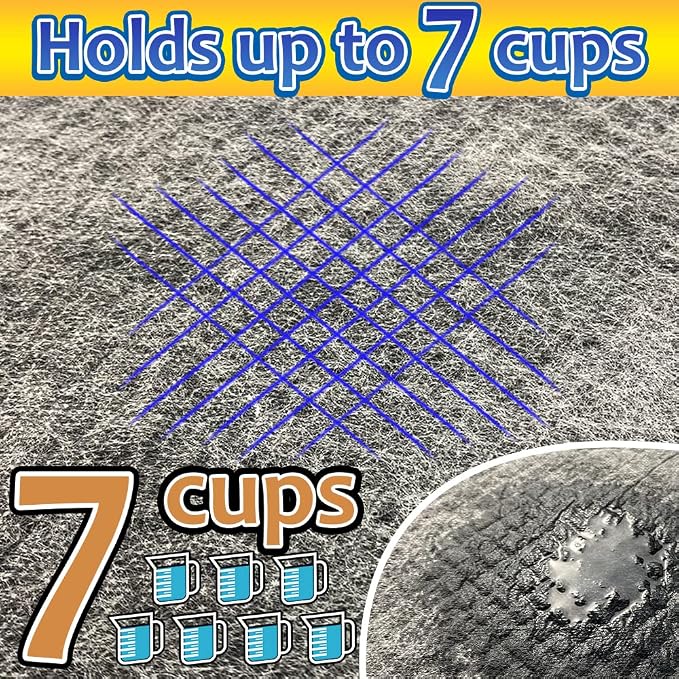Dogcator 60 Count Charcoal Pee Pads for Dogs, 28"x34" Activated Charcoal Dog Pee Pads, Odorless Potty Pads, XL Disposable Puppy Pads Pet Training Pads