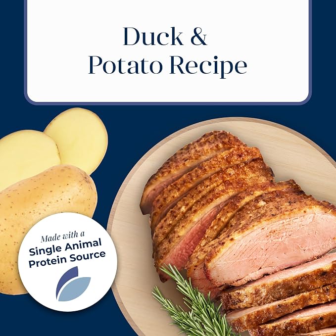 Blue Buffalo Basics Duck Grain-Free Skin & Stomach Care Dry Cat Food, 11 lb | Real Duck #1 Ingredient, Limited Ingredient Diet, Antioxidant-Rich LifeSource Bits, Skin & Coat Health