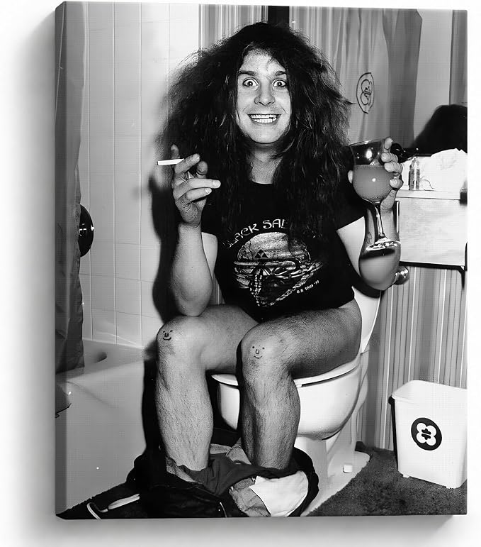Funny Bathroom Canvas Wall Art, Hilarious Toilet Paper Canvas Print, Bathroom Comedy Humor Decor, Modern Wall Artwork, Toilet Poster Print Gag Gift for Home, Guest Bath, or Office (Humor Style-10, 20"L x 24"W)