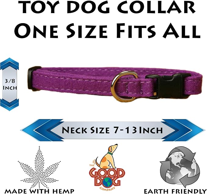 Toy Dog Collars (Plum)