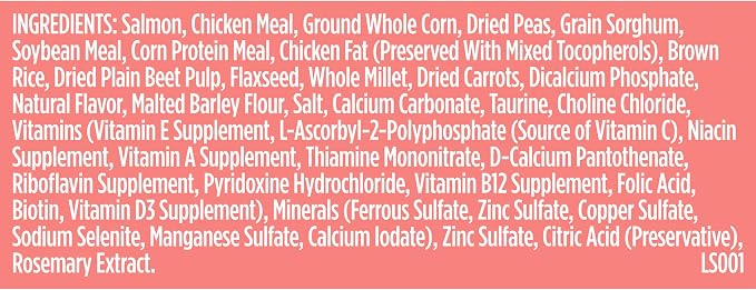 Nutrish Salmon Dry Dog Food, 12 lb. Bag (Rachael Ray) | Complete & Balanced Nutrition for Small, Medium and Large Breed Adult Dogs, Veterinarian Reviewed Formula