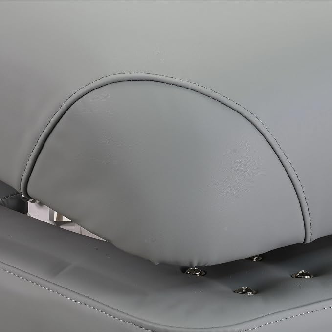 SKINACT Milo 3.0 Motor (with Independent Leg Adjustment) Electric Massage & Facial Bed/Table Gray top and Dark Brown Base