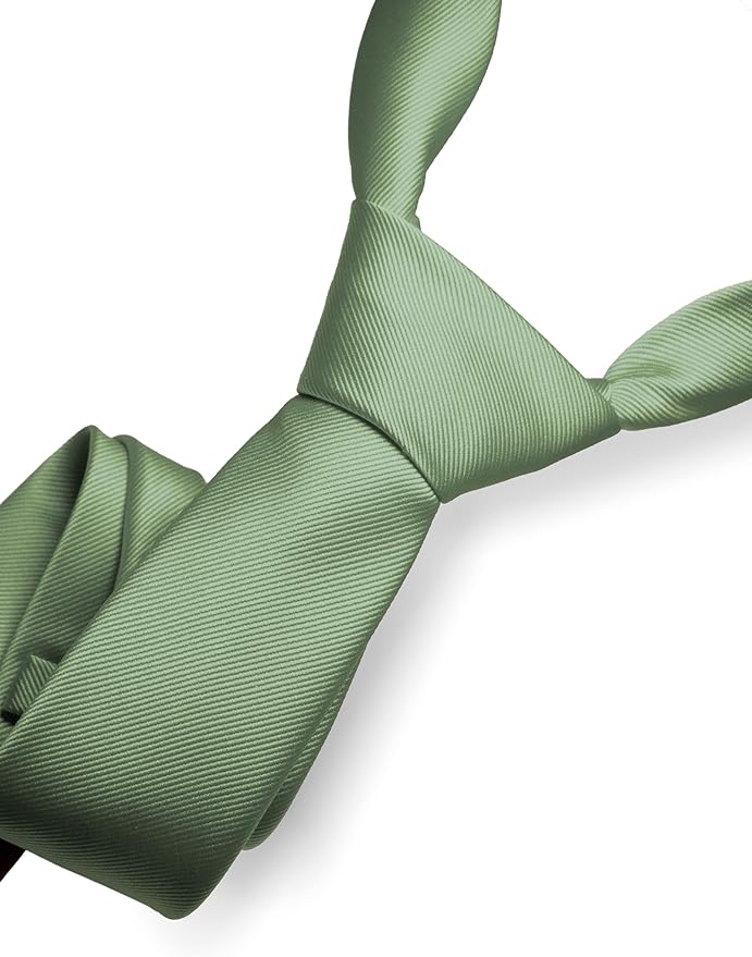 RBOCOTT Solid Color Tie Formal Necktie for Men