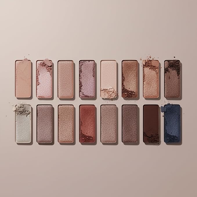 Lamora Eyeshadow Palette Makeup - Eye Makeup Palette with 16 Highly Pigmented Matte & Shimmer Shades - Vegan & Blendable