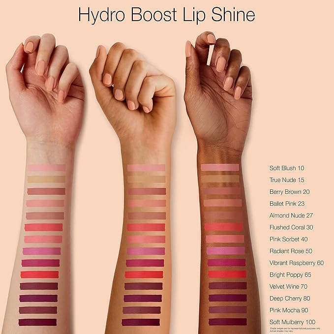 Neutrogena Hydro Boost Moisturizing Lip Gloss, Hydrating Non-Stick and Non-Drying Luminous Tinted Lip Shine with Hyaluronic Acid to Soften and Condition Lips, 70 Velvet Wine, 0.10 oz (Pack of 2)