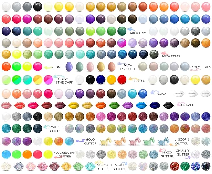 MARBLERS Holographic Face & Body Glitter [Holo Juicy Pop] 0.18oz (5g) | Fine | Non-Toxic | Cruelty-Free | Festival, Rave & Party Makeup | Eye, Hair, Nail Polish, Eyeshadow | Nail Art | Gel Nail