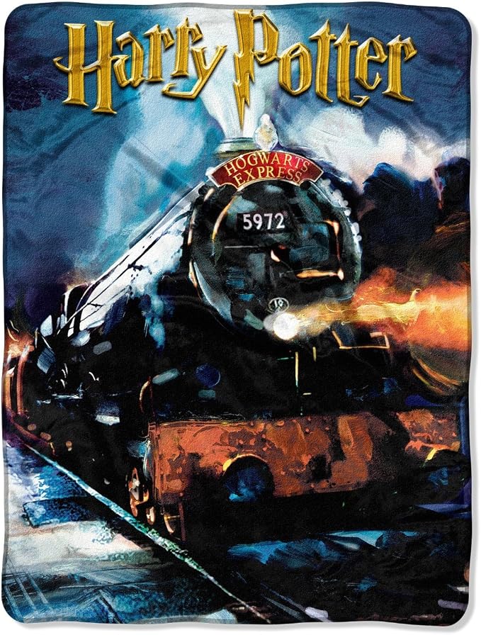 Northwest Harry Potter Micro Raschel Throw Blanket, 46" x 60", To Hogwarts