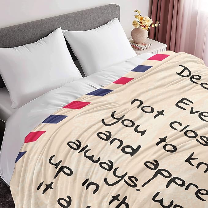 UFOORO Mothers Day Blanket Gifts for Mom from Daughter Son, Best Mom Ever Gifts, Presents for Moms, Mothers Day Ideal Blankets Present for Bed Couch 55 * 70 inch