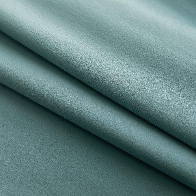 NiNi ALL LightBlue Velvet Throw Pillow Covers 24x24 Pack of 2 Decorative | Soft Solid Boho Cushion Squar Pillow Cases for Chair Sofa Bedroom Farmhouse Living room Modern Luxury Home Decor Christmas